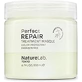 NatureLab.TOKYO Perfect Repair Treatment Masque: Heat and Color Protection, Hair Mask Treatment to Strengthen and Repair Dull, Damaged, Brittle Hair I 6.7 FL OZ / 200ml