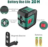 HYCHIKA Laser Level 15 M Green Self Leveling Cross Line with Magnetic Bracket view 7