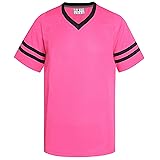 Pullonsy Pink Custom Football Jerseys for Men Women