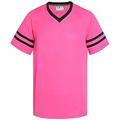 Pullonsy Blank Pink Football Jerseys for Men Women