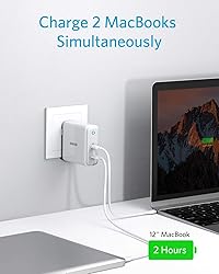 USB C Charger, Anker 60W 2-Port PowerPort Atom PD 2