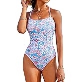 DaiLiWei One Piece Swimsuit Women Tummy Control Bathing Suit Modest Slimming Swim Suits Cute Floral Swimwear Teens 2026