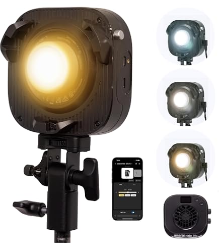 amaran Ace 25x Kit On Camera Lights,Bi-Color LED Video Lights Mini