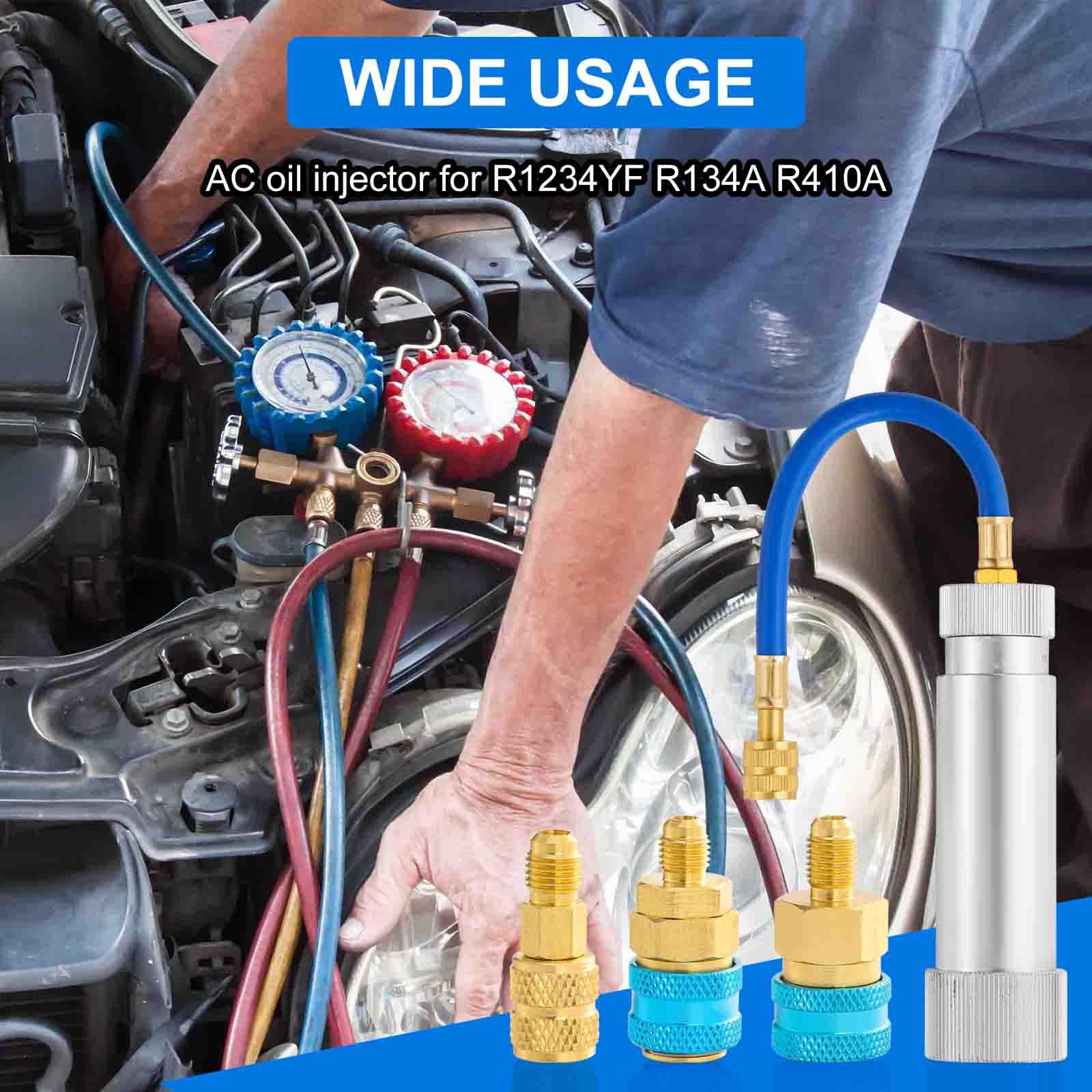 Mua AC Oil Injector Kit for R1234YF R134A R410A, AC Dye Oil Injector ...