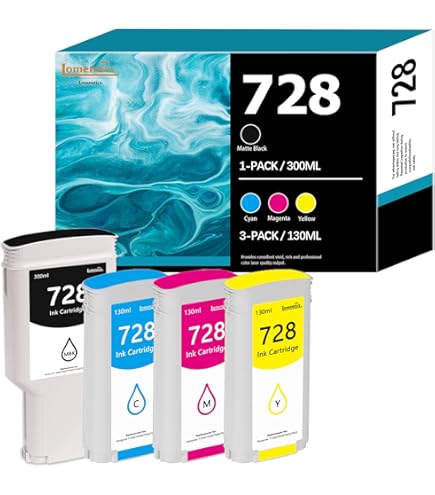 HP DesignJet用インク 728各色セット① HP DesignJet 728 純正インク セット HP 728 純正インク カラー