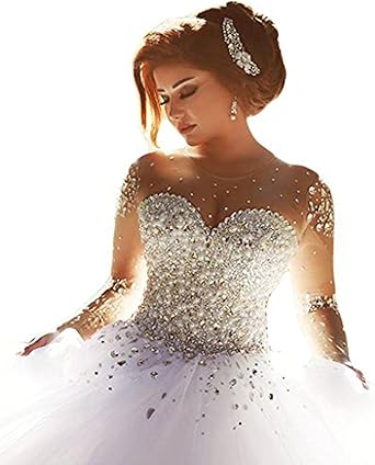 prinzessin brautkleid mit strass