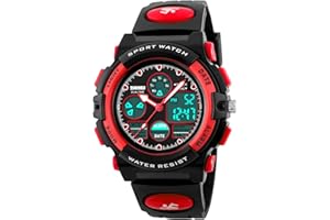 Dayllon Kids Digital Watch Outdoor Sports 50M Waterproof Electronic Watches Alarm Clock 12/24 H Stopwatch Calendar Boy Girl Wristwatch