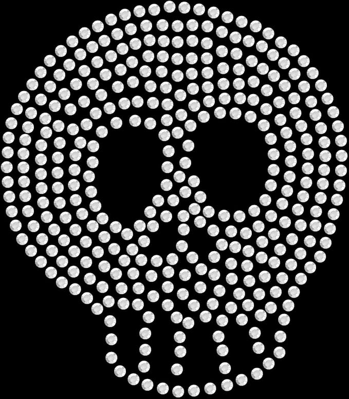 Rhinestone Bling Sparkle Iron On Transfer DIY Halloween