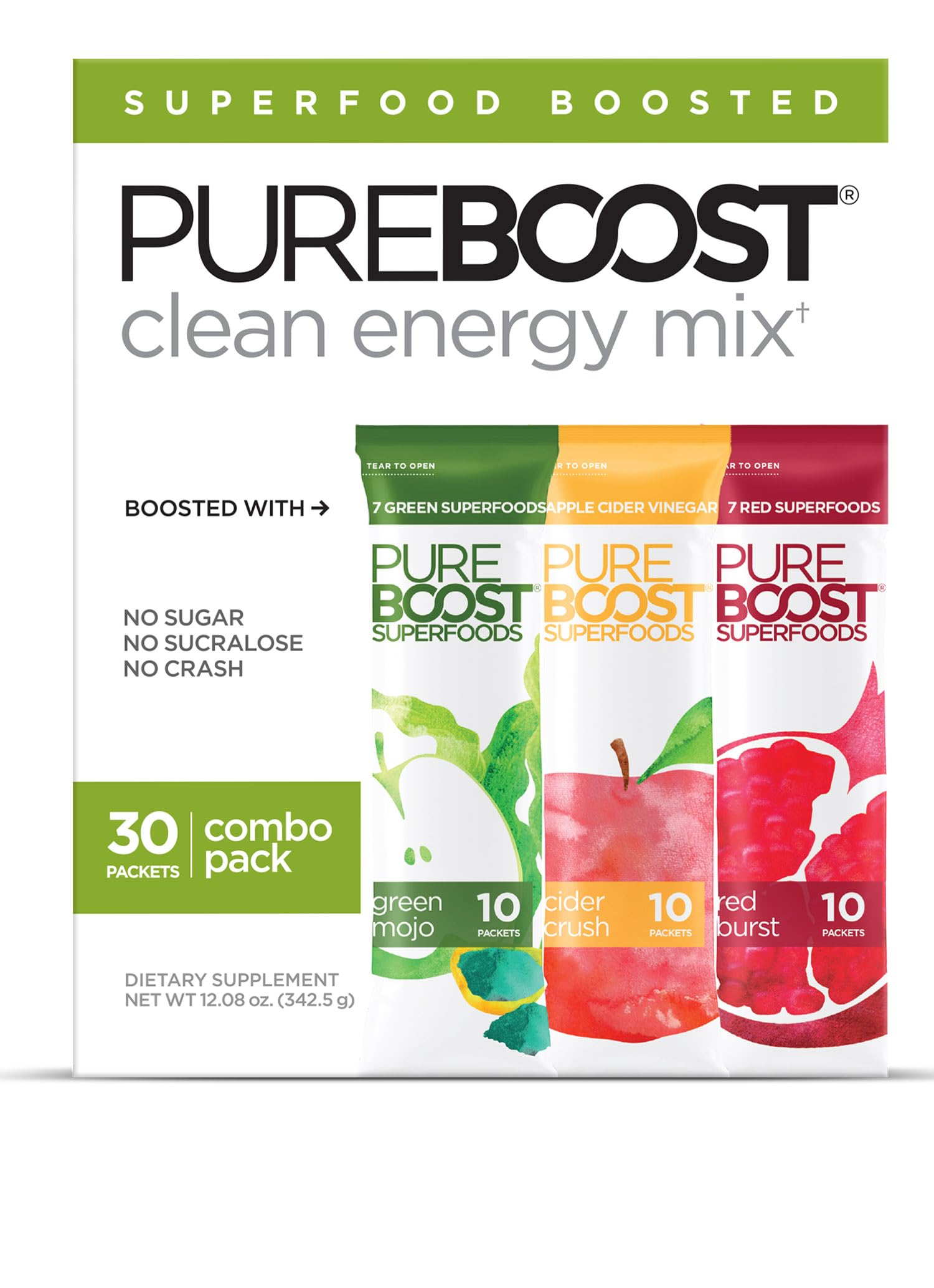Pureboost Superfoods Clean Energy Booster, Energy