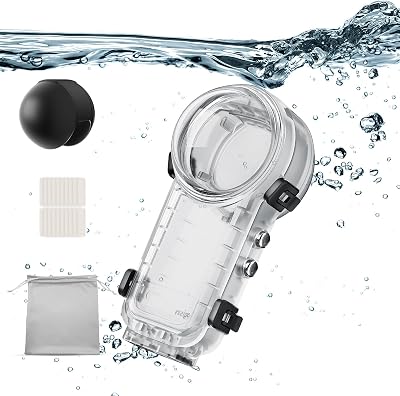 Tuvzylory Invisible Dive Case for Insta360 X4 50m Waterproof Quick Release