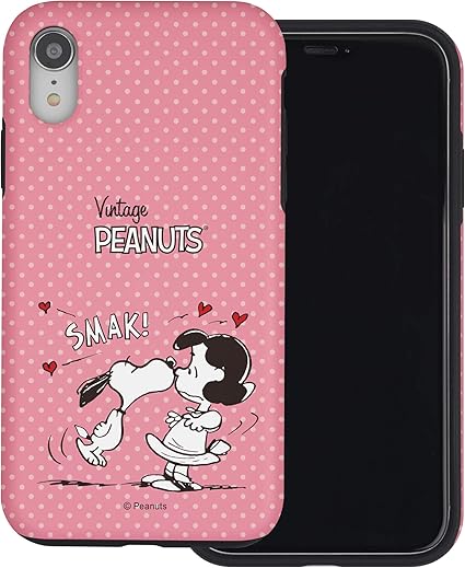 Amazon Co Jp Iphone Xr ケース と互換性があります Peanuts Snoopy ピーナッツ スヌーピー ダブル バンパー ケース デュアルレイヤー アイフォンxr キス スヌーピー ルーシー 並行輸入品 家電 カメラ