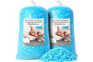 Bean Bag Filler, 10lbs Shredded Memory Foam Filling, Soft Pillow Stuffing Bean Bag Refill Foam for Couch, Cushion, Stuffed An