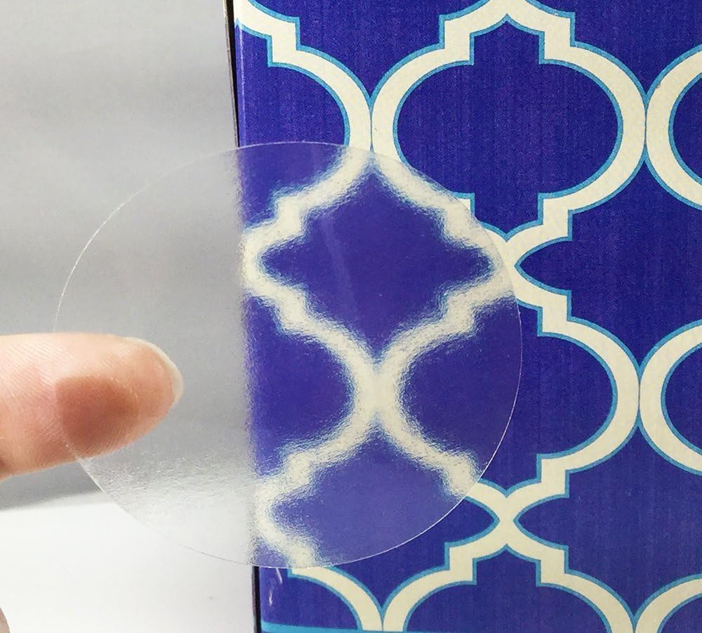 Clear Envelope Package Wafer Seals 50.8 mm 2 Inch Round 500 Count