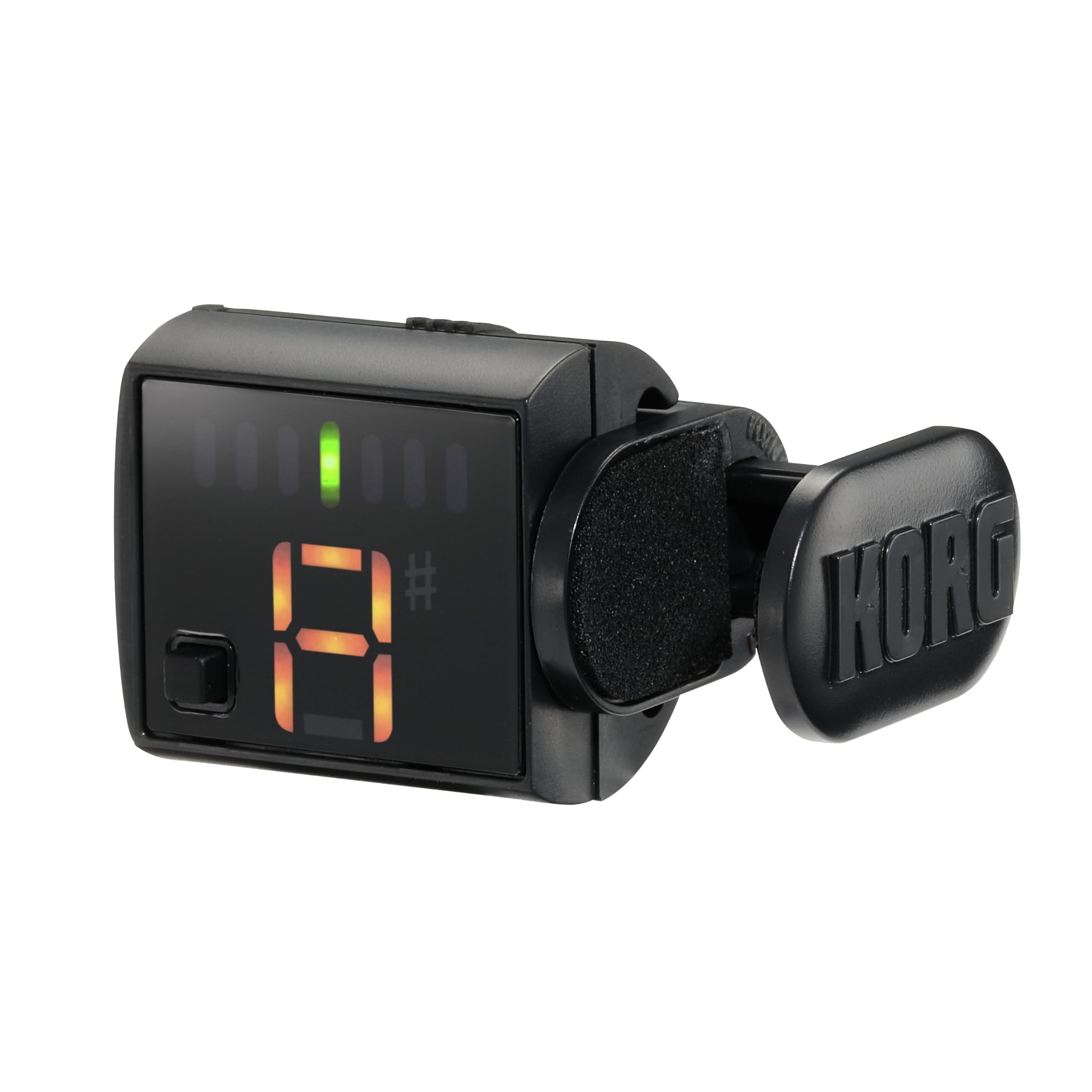 Korg - GRIPTUNE Clip On Tuner for Guitar - Black