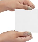 BELLE VOUS 24 Pack Blank Canvas 8x8 cm Pre Stretched Panels Acrylic Oil view 3