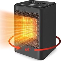 Amazon.com: Space Heater, 1500W Portable Electric Heater with Oscillation,  Tip-Over u0026 Overheat Protection, Small Space Heaters for Indoor Use,  Bedroom, Office : Home u0026 Kitchen