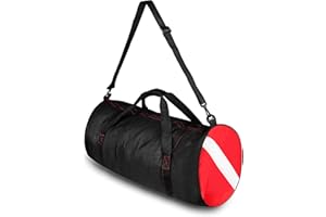 DAWITRLY Sports Duffle Bag, Large Mesh Dive Beach Bags and Totes with Shoulder Strap for Scuba Diving and Snorkeling Gear & Equipment, Wet Swimming, Travel, and Gym Workout