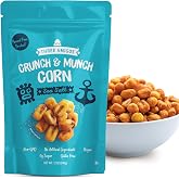 Three Amigos Corn Nuts Sea Salt Crunchy Roasted Corn Snack 12 oz | Vegan, gluten-free, peanut-free, and non-GMO roasted corn kernels with no added sugar, packed in a resealable bag.