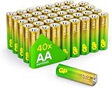 GP Ultra AA Batteries 40 Pack – 1.5V Alkaline Power for Electronics