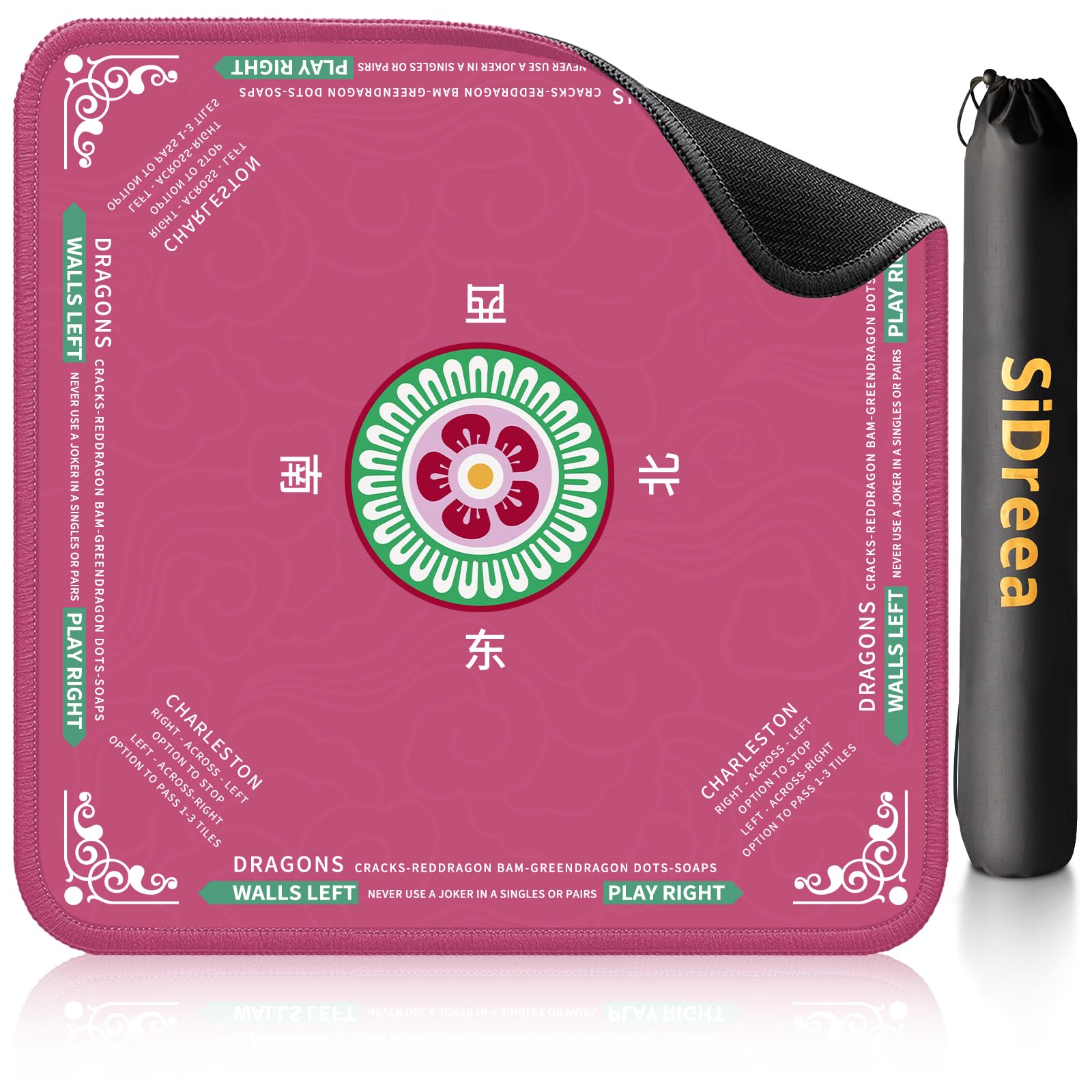 Mahjong Mat, 32.4×32.4 Inch Noise Reduction