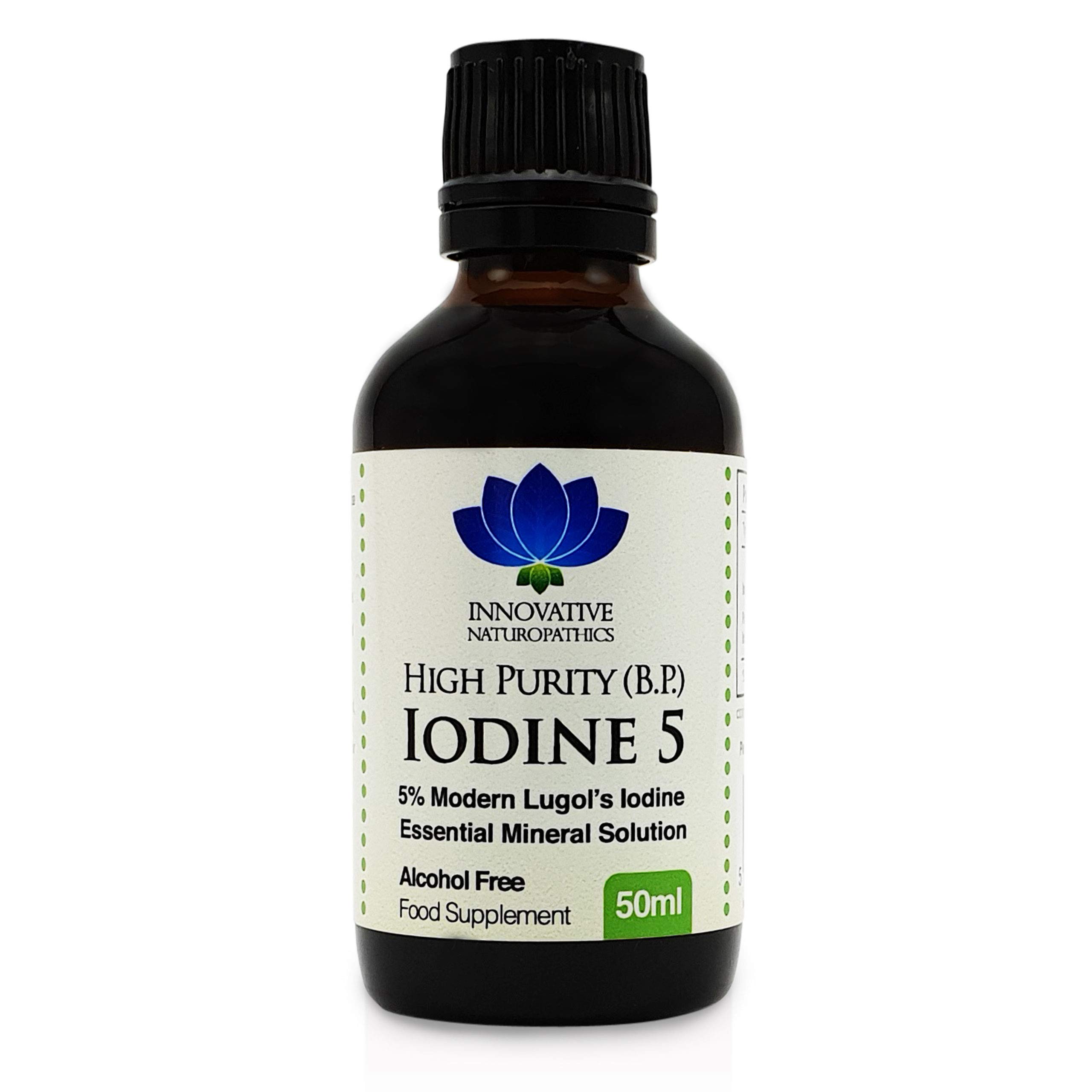 Iodine - 5% Lugols Iodine Solution - 50ml