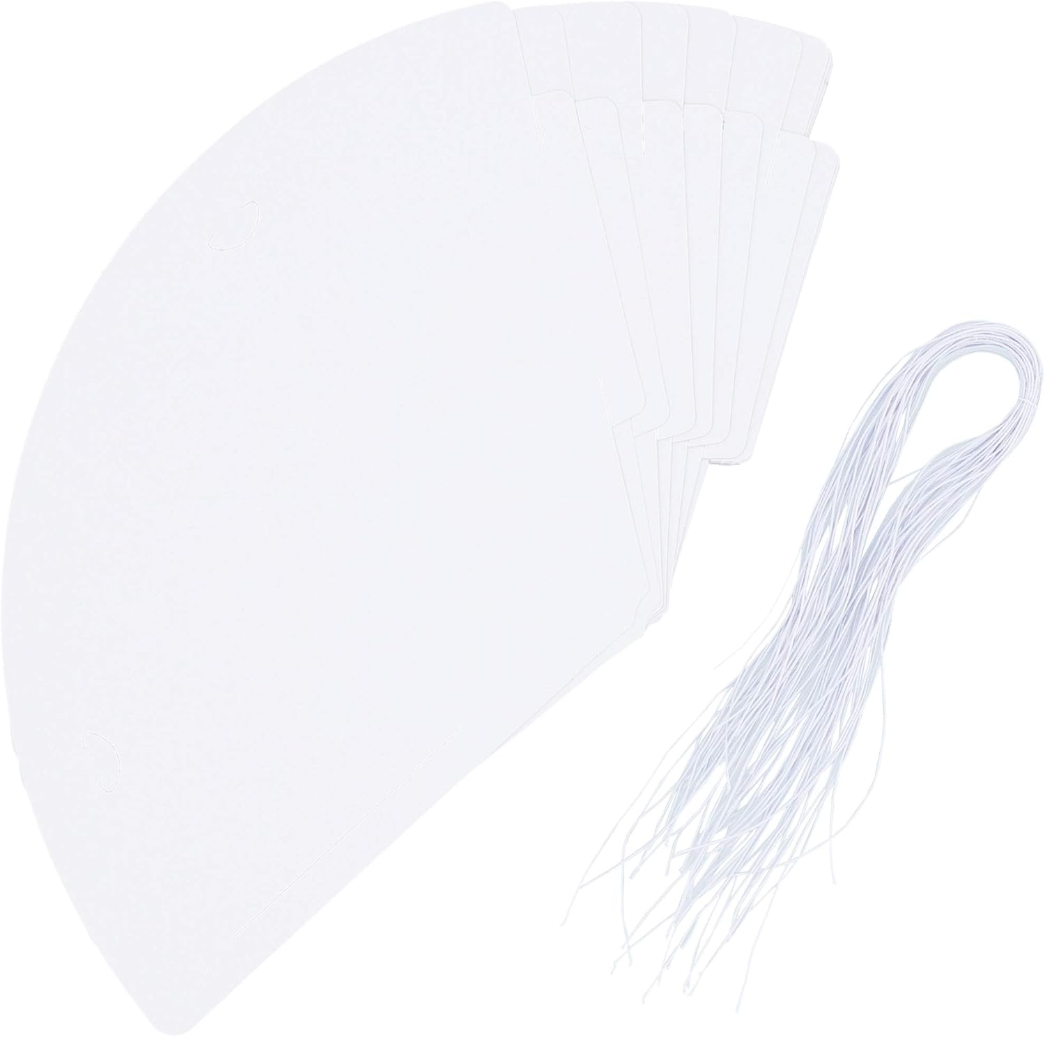 Kids Birthday Party Supplies, Cone Hat (White, 6 in, 50-Pack): Clothing