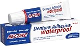Secure Denture Adhesive Cream Pack Of 2 Brand New