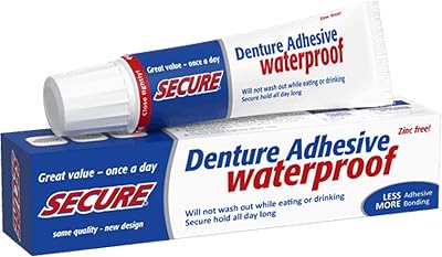 Secure Denture Adhesive Cream Pack Of 2 Brand New