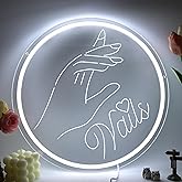 Nail Neon Sign for Nail Salon Room Decor Led Nail Sign for Beauty Room Girl Room Decor