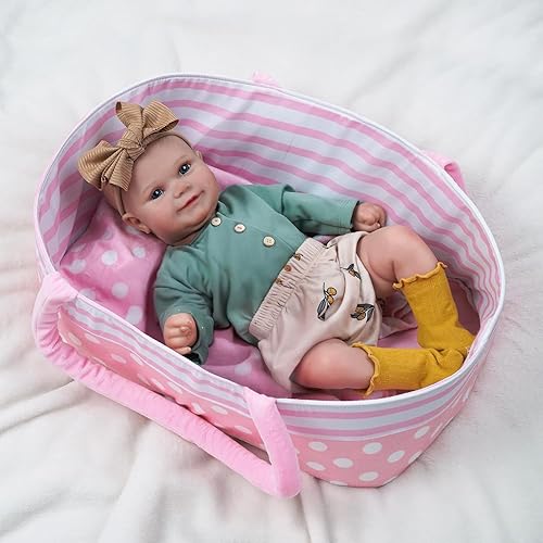 BABESIDE Lifelike Reborn Baby Dolls - Sleeping Realistic Newborn Soft Body Real Life Girl Dolls With Accessories Gifts For Kids Age 3 Collection, 20 Inches | Guatemala - View #9