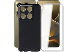 HGJTFANY Phone Case for Motorola Signature (6.80") with [4 x Tempered Glass Protective Film], Ultra-Thin Shockproof Bumper Co