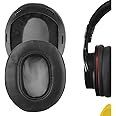 Geekria QuickFit Replacement Ear Pads for Sony MDR-1A, MDR-1ADAC Headphones Ear Cushions, Headset Earpads, Ear Cups Cover Repair Parts (Black)