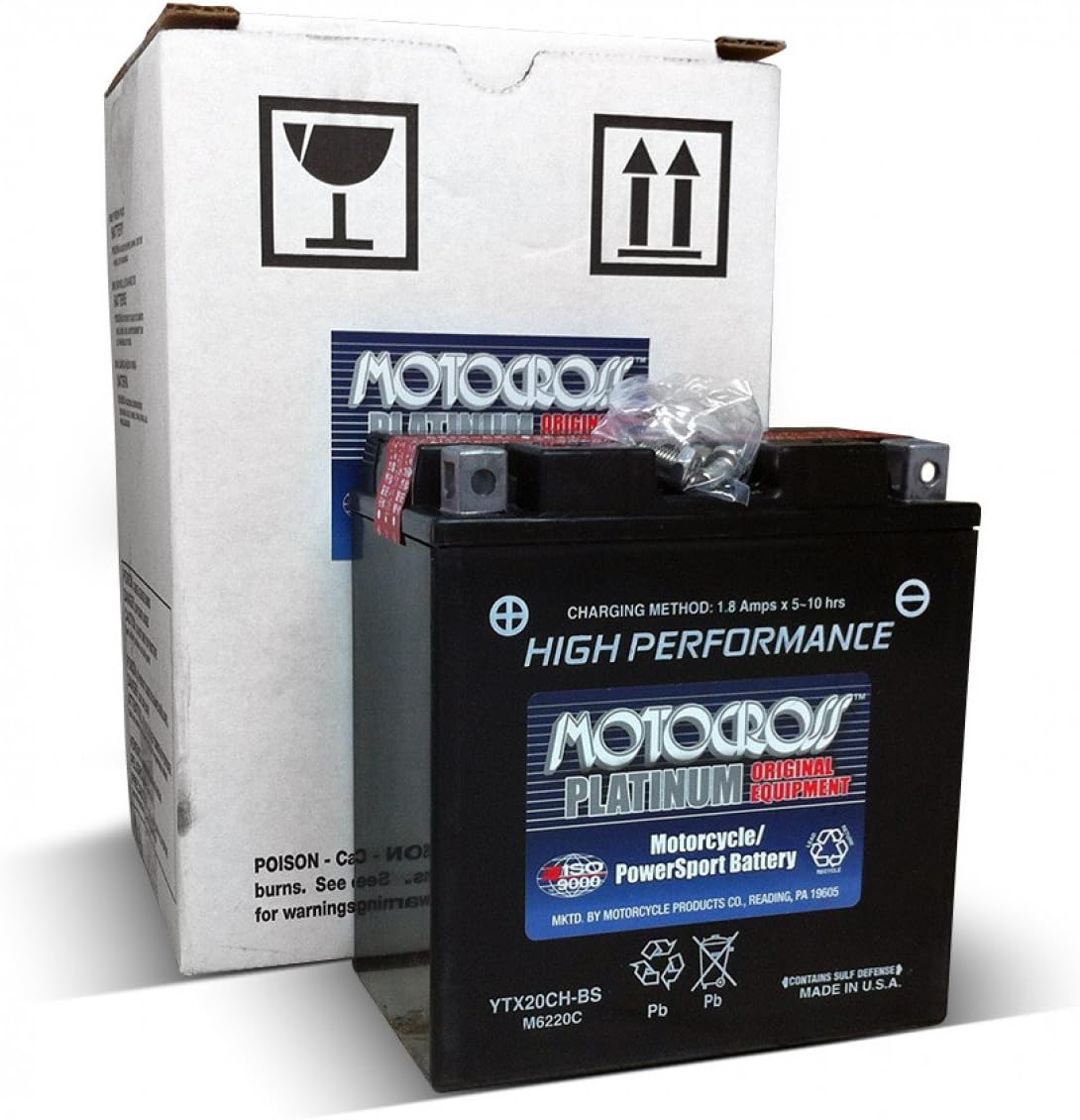 YTX20CHBS Motocross Motorcycle Battery by YUASA, Batteries Amazon