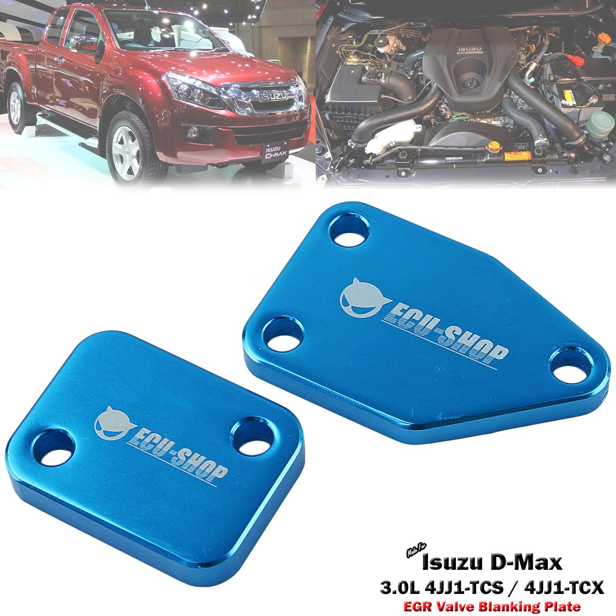 EGR Block Blanking Plate Set For Isuzu DMax Pickup 3.0L 4JJ1 Diesel 2012ON on Galleon Philippines