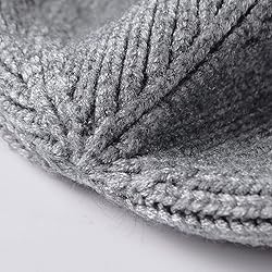 Winter Beanie Hats for Men Outdoor Stretchy Knit