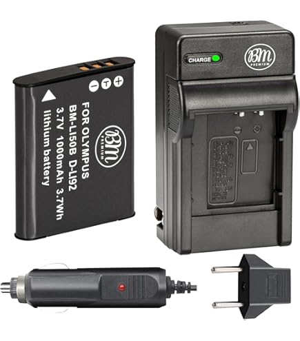 Chargeur Secteur + Voiture Pour Pentax Optio S10 / S12 / A36 - Neuf