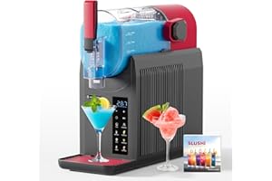 AAOBOSI Slushie Machine for Home, Frozen Drink Machine with Cookbook, Margarita Machine with 6 Presets Programs, No Ice Needed, Auto Cleaning, Slushy Maker for Frozen Margaritas, Cocktails, Frappés