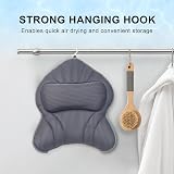 Poemland Extra Large Bath Pillow Grey Neck Back Head Support Bathtub Spa Cushion view 5