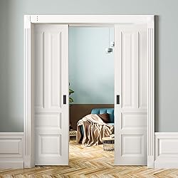 Ravinte 4 Pack Black Sliding Closet Door Handles