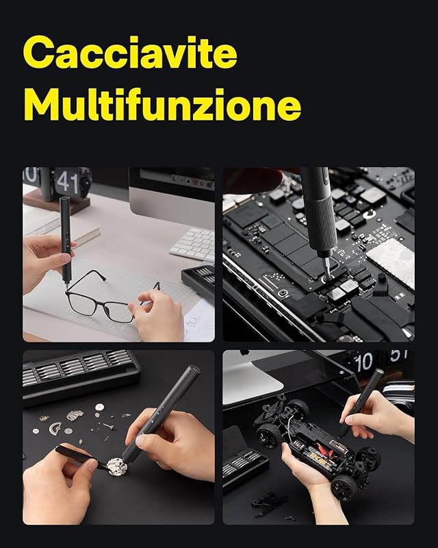 25 in 1 ADV Cacciavite Elettrico, Mini Set Cacciavite per Occhiali