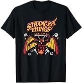 Stranger Things Hellfire Powerful Devil Ready To Combat Logo T-Shirt