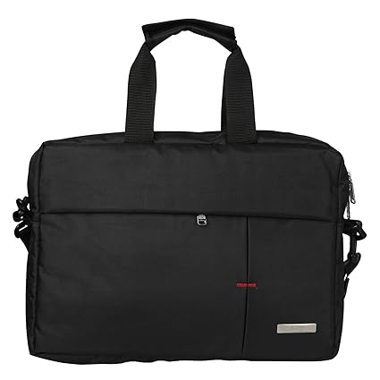Handcuffs Laptop Briefcase,15.6 Inch Laptop Bag,Business Office Bag for Men Women,Stylish Nylon Multi-Functional Shoulder Messenger Bag for Notebook Computer Tablet MacBook Acer HP Dell Lenovo,Black Grey
