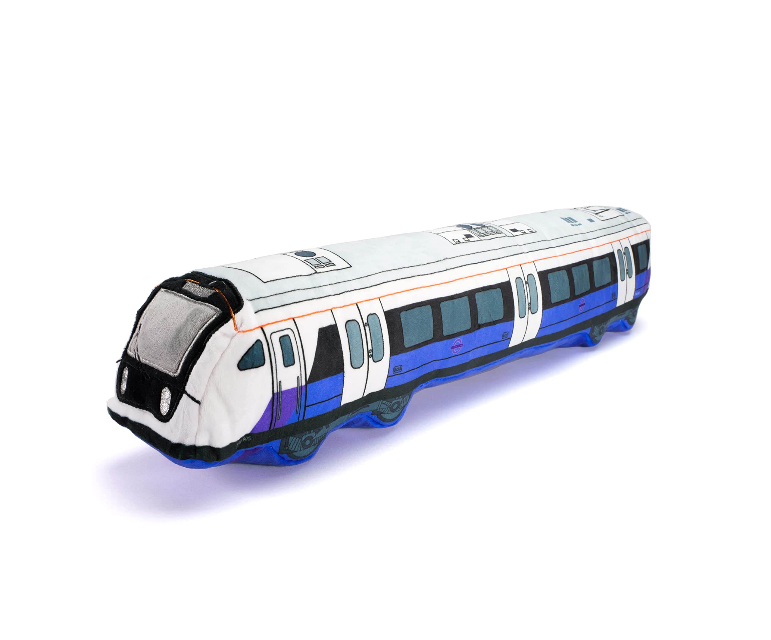 Officially Licensed Elizabeth Line Train Soft Toy - Cute Plush Tube Toy for Kids and Collectors - Transport for London