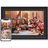 SSAWIFIFRAME Digital Picture Frame 32GB, 10.1 Inch WiFi Digital Photo Frame with 1280x800 IPS HD Touchscreen, USB/SD Card Auto-Rotate Wall Mountable, Easy Share Photos/Videos via App from Anywhere