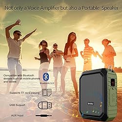 Wireless Voice Amplifier Bluetooth Teacher