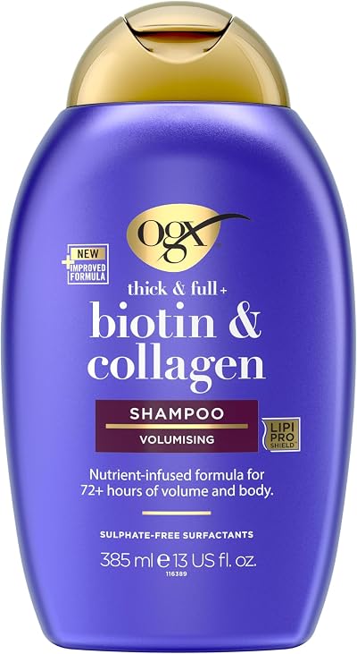 OGX Biotin and Collagen Shampoo Volumising Thick & Full 385ml