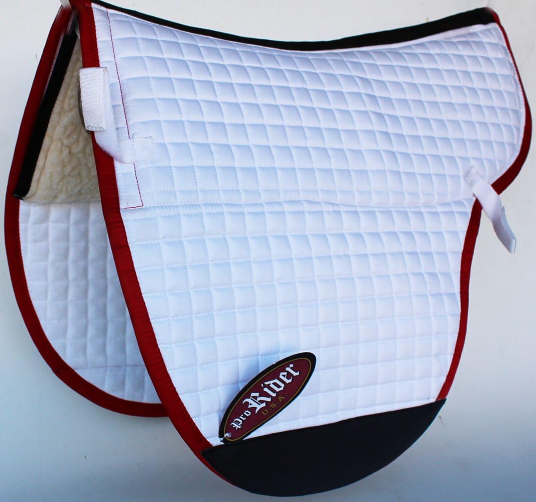 Professional Equine Horse Quilted English Saddle PAD Trail Treeless