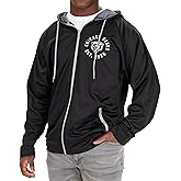 Zubaz NFL Men's Full Zip Raglan Hoodie with Viper Print Details (Small - 5X-Large)