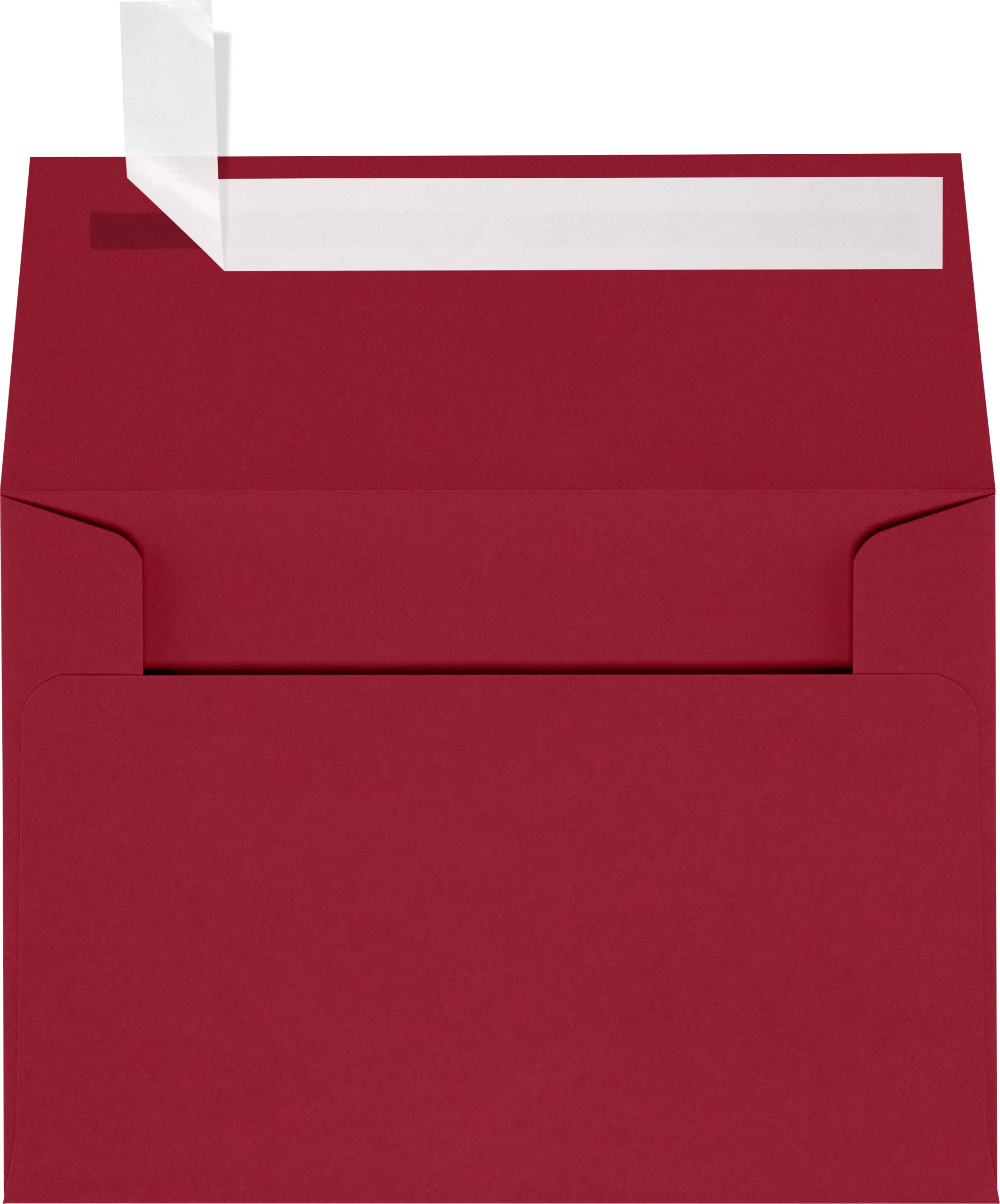 LUXPaper 4Bar A1 Invitation Envelopes | Peel & Press | 3 5/8" x 5 1/8" | Garnet Red | 80lb. Text | 50 Qty