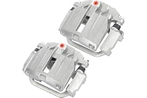 cciyu Rear Left + Right Brake Calipers With Bracket 18-B4726 18-B4727 For Cadillac 2000-2002,For Chevrolet 1999-2005,For GMC 1999-2005 (2PCS)